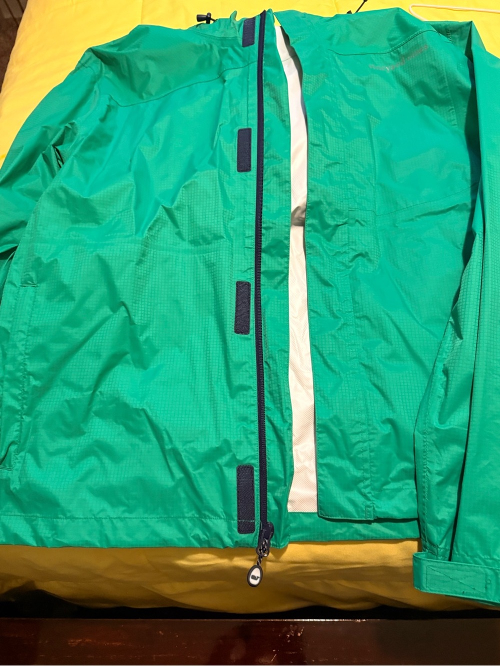 Vineyard Vines Teal Green Waterproof Raincoat